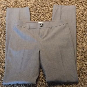 LAST CHANCE- Banana Republic grey pinstriped work pants
